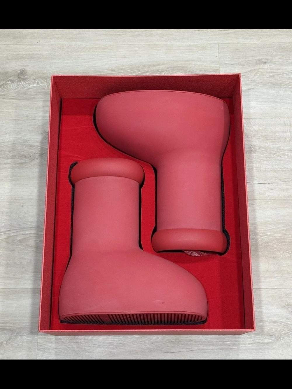 MSCHF Big Red Boot size US7.5-8) Brand NEW NIB Never Wor - Picture 6 of 9